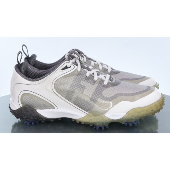 FootJoy FJ Freestyle Men\'s Waterproof Golf Shoes Size 9 M White Gray 57330 main image 5